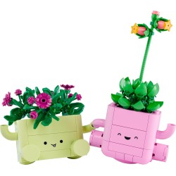 LEGO 11506 Botanicals Piante Dondolanti - Set di Fiori Artificiali con 2 Piante Finte e 2 Vasi Color Pastello - Decorazione da 