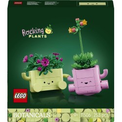 LEGO 11506 Botanicals Piante Dondolanti - Set di Fiori Artificiali con 2 Piante Finte e 2 Vasi Color Pastello - Decorazione da 