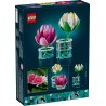 LEGO 11511 Botanicals Ninfee - Set di Piante Artificiali con Fiori Finti in 2 Vasi Trasparenti - Decorazione per Camera da Lett