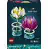 LEGO 11511 Botanicals Ninfee - Set di Piante Artificiali con Fiori Finti in 2 Vasi Trasparenti - Decorazione per Camera da Lett