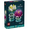 LEGO 11511 Botanicals Ninfee - Set di Piante Artificiali con Fiori Finti in 2 Vasi Trasparenti - Decorazione per Camera da Lett