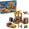 LEGO 60496 City Centro di Consegna Pizze con Veicoli - Include Macchina Giocattolo, Scooter, Drone, Cabinato Arcade e 4 Minifig