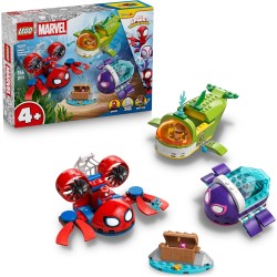 LEGO ǀ 11207 Marvel Spidey: Veicoli Subacquei - Set da Supereroe con 3 Sottomarini Giocattolo e 3 Minifigure