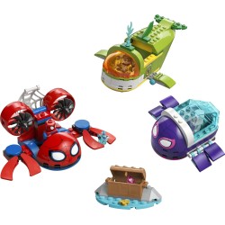 LEGO ǀ 11207 Marvel Spidey: Veicoli Subacquei - Set da Supereroe con 3 Sottomarini Giocattolo e 3 Minifigure