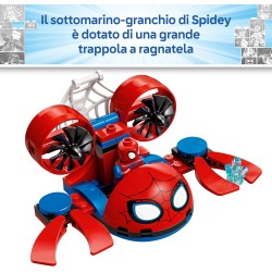 LEGO ǀ 11207 Marvel Spidey: Veicoli Subacquei - Set da Supereroe con 3 Sottomarini Giocattolo e 3 Minifigure