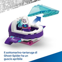 LEGO ǀ 11207 Marvel Spidey: Veicoli Subacquei - Set da Supereroe con 3 Sottomarini Giocattolo e 3 Minifigure