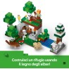 LEGO 21593 Minecraft Avventura della Prima Notte - Giocattolo Interattivo con 7 Personaggi tra cui Alex, un Creeper, uno Schele