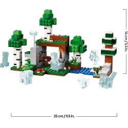 LEGO 21593 Minecraft Avventura della Prima Notte - Giocattolo Interattivo con 7 Personaggi tra cui Alex, un Creeper, uno Schele