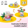 LEGO 31383 Creator 3 in 1 Boccetta di Profumo con Decorazione Floreale - Giocattolo Trasformabile in Vaso da Fiori o in Frullat