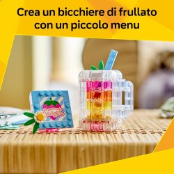 LEGO 31383 Creator 3 in 1 Boccetta di Profumo con Decorazione Floreale - Giocattolo Trasformabile in Vaso da Fiori o in Frullat