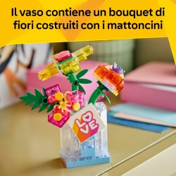 LEGO 31383 Creator 3 in 1 Boccetta di Profumo con Decorazione Floreale - Giocattolo Trasformabile in Vaso da Fiori o in Frullat