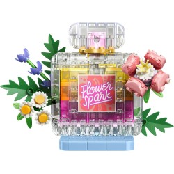 LEGO 31383 Creator 3 in 1 Boccetta di Profumo con Decorazione Floreale - Giocattolo Trasformabile in Vaso da Fiori o in Frullat