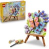LEGO 31390 Creator 3 in 1 Dipinto Floreale Decorativo Giocattolo - Kit Modellismo 3D Trasformabile in Cornice o in Disegno di F