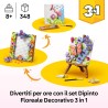 LEGO 31390 Creator 3 in 1 Dipinto Floreale Decorativo Giocattolo - Kit Modellismo 3D Trasformabile in Cornice o in Disegno di F