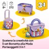 LEGO 31391 Creator 3 in 1 Borsetta alla Moda Portaoggetti - Giocattolo Trasformabile in Trolley o Portaoggetti - Decorazione Ca