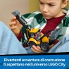 LEGO 60480 City Scavatrice da Cantiere Gialla - Veicolo Giocattolo da Cantiere - Trattore con 2 Minifigure, Benna Anteriore e B