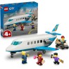 LEGO 60492 City Jet Passeggeri - Modellino di Aereo Giocattolo da Costruire con 4 Minifigure e Accessori da Viaggio - Giochi Di