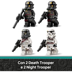 LEGO Star Wars 75412 Battle Pack Death Trooper e Night Trooper - Astronave Giocattolo da Costruire con 4 Minifigure con Blaster