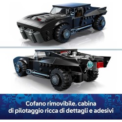 LEGO 76332 DC Batmobile di Batman - Macchina Giocattolo - Kit di Modellismo da Collezione con Minifigure del Supereroe e Moneta