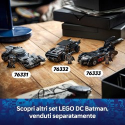 LEGO 76332 DC Batmobile di Batman - Macchina Giocattolo - Kit di Modellismo da Collezione con Minifigure del Supereroe e Moneta