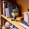 LEGO Star Wars 75438 Yoda Bust - Display Model Kit for Adults w/Green Lightsaber & Collectible Jedi Master Minifigure - DIY She
