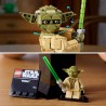 LEGO Star Wars 75438 Yoda Bust - Display Model Kit for Adults w/Green Lightsaber & Collectible Jedi Master Minifigure - DIY She