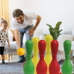 Apel Plastik - Set Gioco Bowling, Multicolore 11305