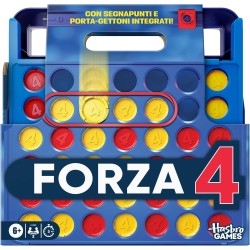 Giochi ufficiali Hasbro, Forza 4 (Edizione 2025) | Custodia tutto in uno, valigetta, segnapunti | Dai 6 anni in su | 2 giocator