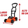 Teorema Giocattoli, Tagliaerba manuale per Simulazione Giardinaggio con Luci e Suoni, Movimento a Spinta, Altezza 50 cm