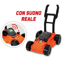 Teorema Giocattoli, Tagliaerba manuale per Simulazione Giardinaggio con Luci e Suoni, Movimento a Spinta, Altezza 50 cm