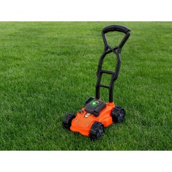 Teorema Giocattoli, Tagliaerba manuale per Simulazione Giardinaggio con Luci e Suoni, Movimento a Spinta, Altezza 50 cm
