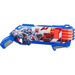 Hasbro - Nerf Transformers OPTIMUS Primal Dart Blaster, 16 freccette NERF Elite, regalo per ragazzi e ragazze di 8 anni