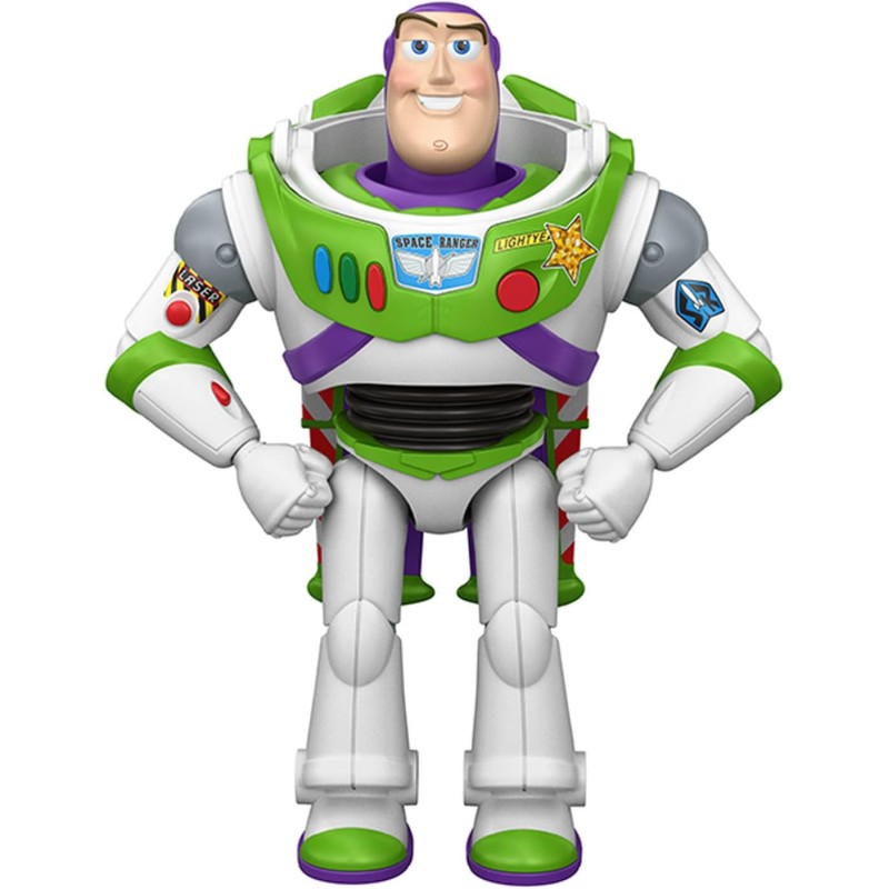 Mattel Disney Pixar Toy Story 5 - Buzz Lightyear Pronto per Il Lancio, Action Figure da 25cm con 12 articolazioni mobili, Funzi