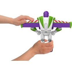 Mattel Disney Pixar Toy Story 5 - Buzz Lightyear Pronto per Il Lancio, Action Figure da 25cm con 12 articolazioni mobili, Funzi