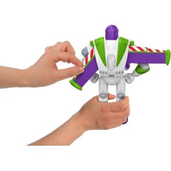Mattel Disney Pixar Toy Story 5 - Buzz Lightyear Pronto per Il Lancio, Action Figure da 25cm con 12 articolazioni mobili, Funzi