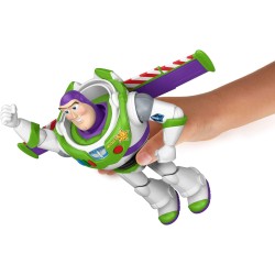 Mattel Disney Pixar Toy Story 5 - Buzz Lightyear Pronto per Il Lancio, Action Figure da 25cm con 12 articolazioni mobili, Funzi