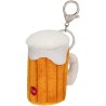 Trudi Birra Portachiavi Peluche portachiavi, idea regalo, gadget turistico Food International | 4x8x6,5 cm taglia XXS icons | m