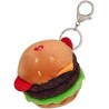 Trudi Hamburger Portachiavi Peluche portachiavi, idea regalo, gadget turistico Food International | 6,5x7x6,5 cm taglia XXS ico