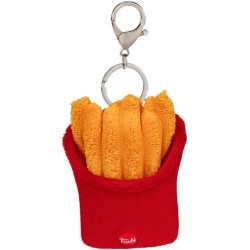 Trudi Patatine Fritte Portachiavi Peluche portachiavi, idea regalo, gadget turistico Food International | 6,5x7,5x3,5 cm taglia