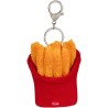 Trudi Patatine Fritte Portachiavi Peluche portachiavi, idea regalo, gadget turistico Food International | 6,5x7,5x3,5 cm taglia