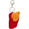 Trudi Patatine Fritte Portachiavi Peluche portachiavi, idea regalo, gadget turistico Food International | 6,5x7,5x3,5 cm taglia