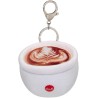 Trudi Cappuccino Portachiavi Peluche portachiavi, idea regalo, gadget turistico Cibo Made in Italy | 7x5x9 cm taglia XXS icons 