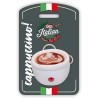 Trudi Cappuccino Portachiavi Peluche portachiavi, idea regalo, gadget turistico Cibo Made in Italy | 7x5x9 cm taglia XXS icons 