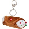 Trudi Cannolo Siciliano Portachiavi Peluche portachiavi, idea regalo, gadget turistico Cibo Made in Italy | 9x4,5x4 cm taglia X