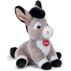 Trudi Asino Cesare | Peluche regalo per Natale e Compleanno, Animali di peluche | 24x32x33 cm taglia M | Classici Fattoria | mo
