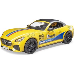 BRUDER 02504 - RAM 2500 Power Wagon e Roadster Racing Team, veicolo fuoristrada, rimorchio, auto da corsa, veicolo