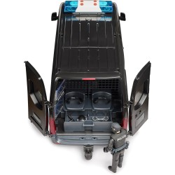 BRUDER 02685 - MB Sprinter delle forze speciali della polizia | Include modulo luci e suoni, veicolo della polizia con agenti, 