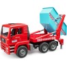 BRUDER 02741 - MAN TGA camion per container scarrabili | Camion, veicolo da cantiere, camion per container, giocattolo dai 3 an