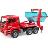 BRUDER 02741 - MAN TGA camion per container scarrabili | Camion, veicolo da cantiere, camion per container, giocattolo dai 3 an