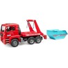 BRUDER 02741 - MAN TGA camion per container scarrabili | Camion, veicolo da cantiere, camion per container, giocattolo dai 3 an